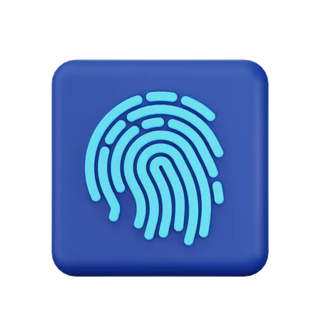 Fingerprint  3D Icon