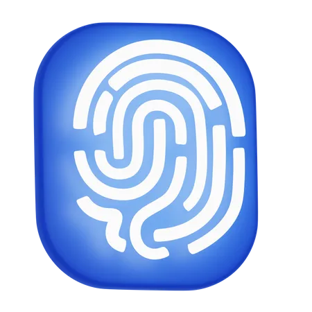 Fingerprint  3D Icon