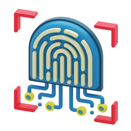 Fingerprint  3D Icon