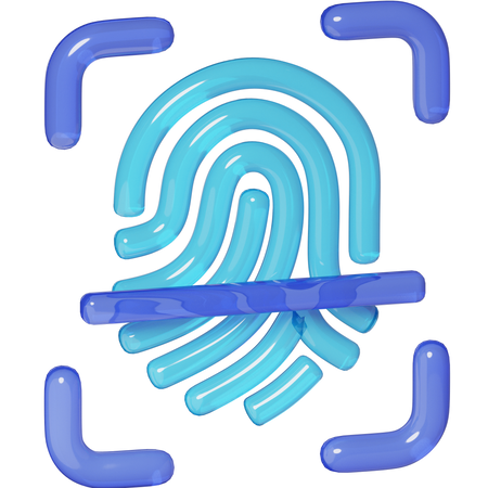 Fingerprint  3D Icon