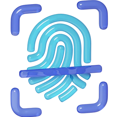 Fingerprint  3D Icon