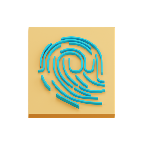 Fingerprint  3D Icon