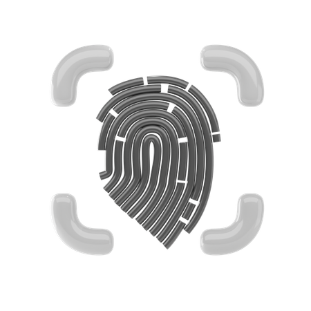 Fingerprint  3D Icon