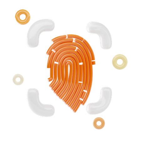 Fingerprint  3D Icon