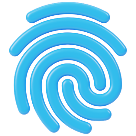 Fingerprint  3D Icon
