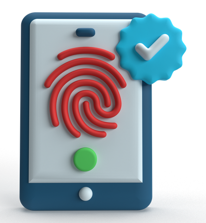 Fingerprint  3D Icon
