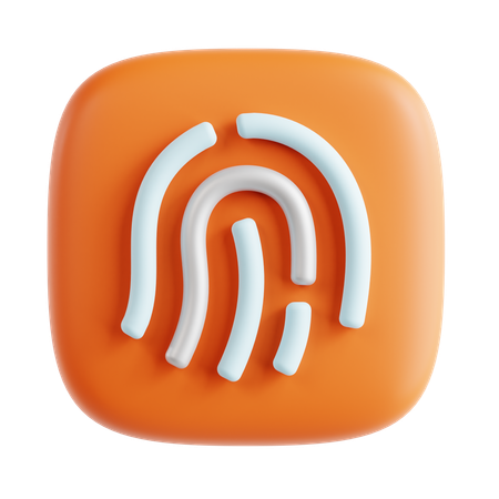 Fingerprint  3D Icon