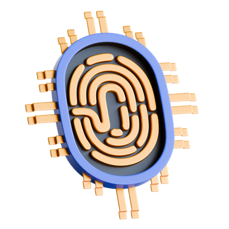 Fingerprint  3D Icon
