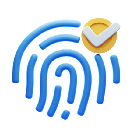 Fingerprint  3D Icon