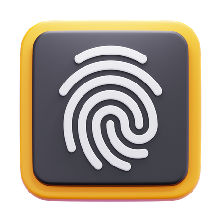 Fingerprint  3D Icon