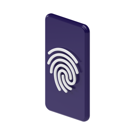 Fingerprint  3D Icon