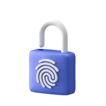 Fingerprint 3D Icon