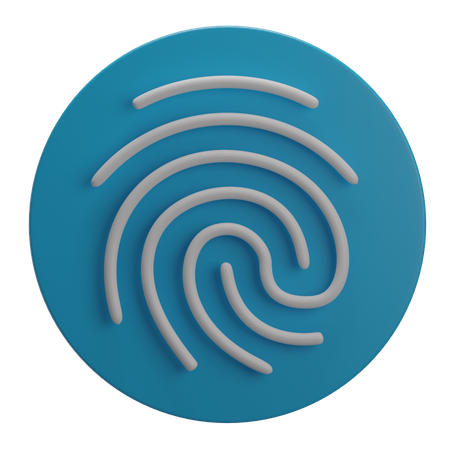 Fingerprint  3D Icon