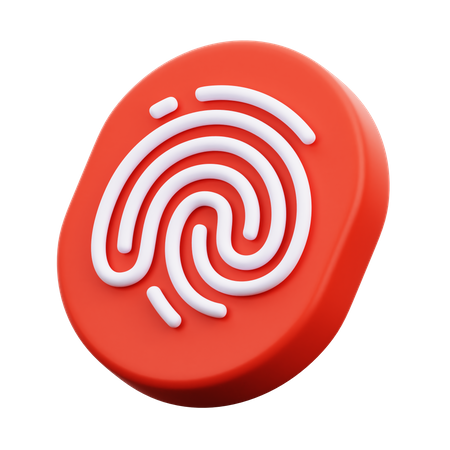 Fingerprint  3D Icon