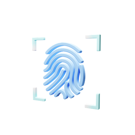 Fingerprint  3D Icon