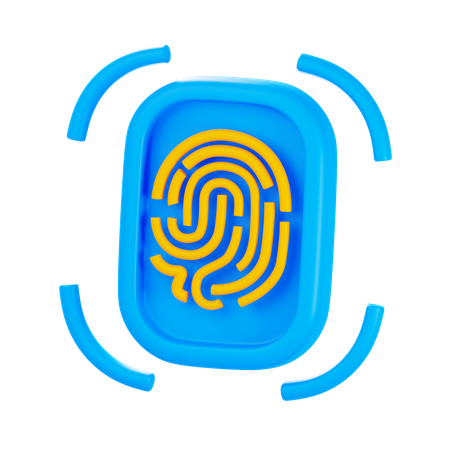 Fingerprint  3D Icon
