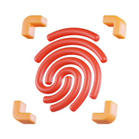 Fingerprint  3D Icon