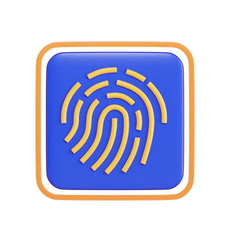 Fingerprint  3D Icon