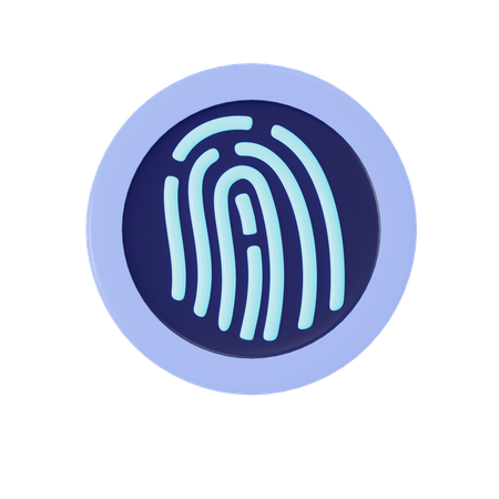 Fingerprint  3D Icon