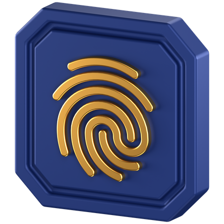 Fingerprint  3D Icon