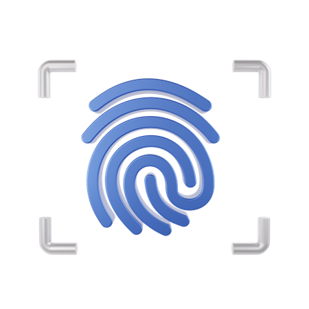 Fingerprint  3D Icon