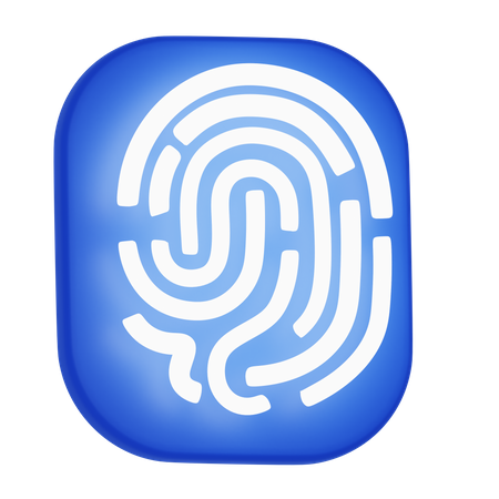 Fingerprint  3D Icon