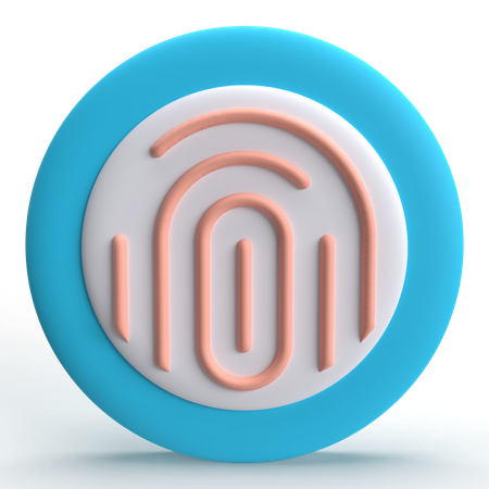 Fingerprint  3D Icon