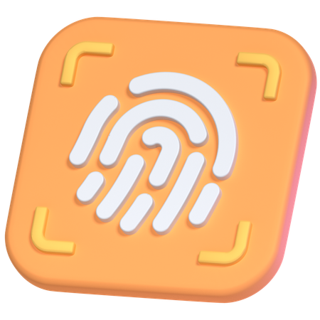 Fingerprint  3D Icon