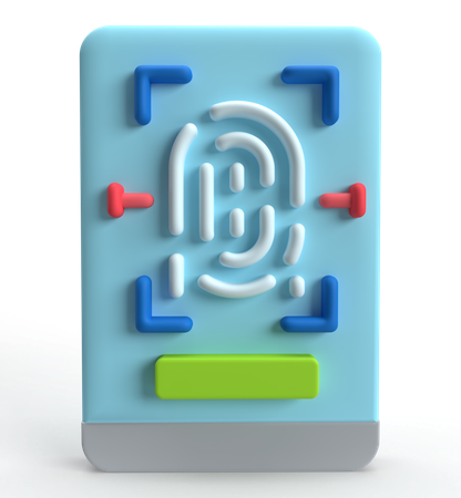 Fingerprint  3D Icon