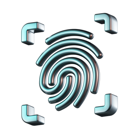 Fingerprint  3D Icon