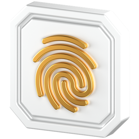 Fingerprint  3D Icon