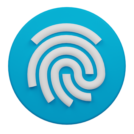 Fingerprint  3D Icon