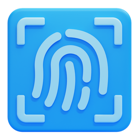Fingerprint  3D Icon