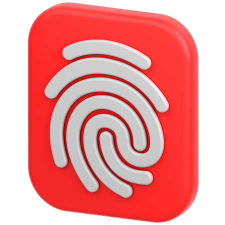 Fingerprint  3D Icon