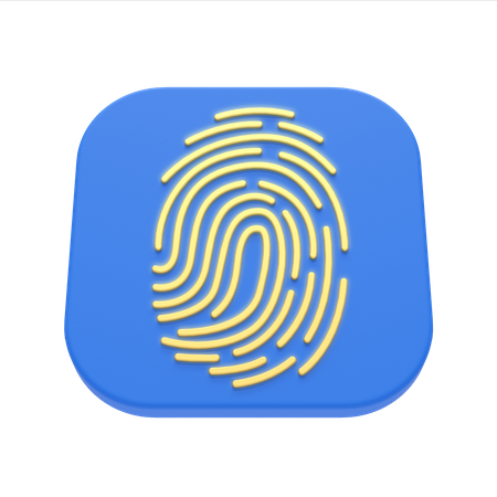Fingerprint 3D Icon