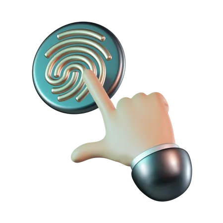 Fingerprint  3D Icon