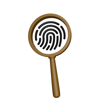 Fingerprint Investigation  3D Icon