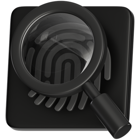 Fingerprint Investigation  3D Icon