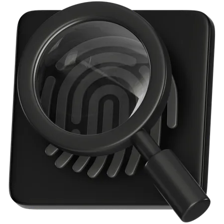 Fingerprint Investigation  3D Icon