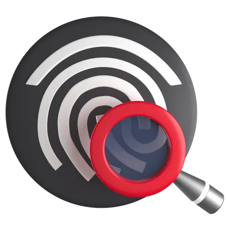 Fingerprint Investigation  3D Icon