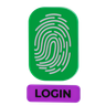 3d fingerprint login illustration