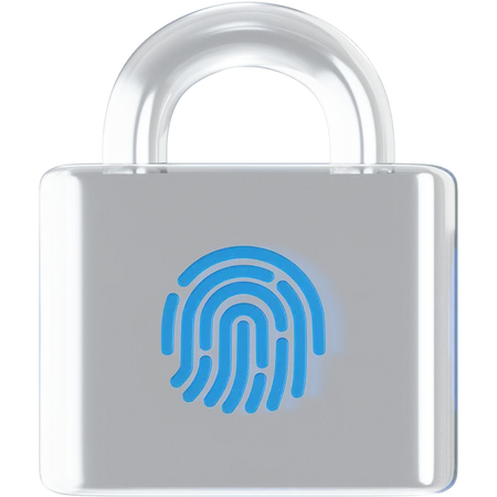 Fingerprint Protection  3D Icon