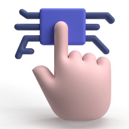 Fingerprint Scan  3D Icon