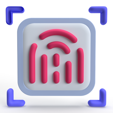 Fingerprint Scan  3D Icon