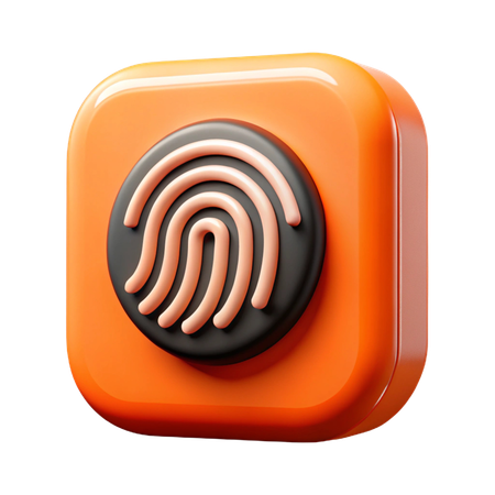 Fingerprint Scanner  3D Icon