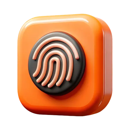 Fingerprint Scanner  3D Icon