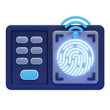 Fingerprint Scanner  3D Icon