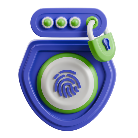 Fingerprint Scanner  3D Icon