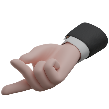 Fingerschnippende Handgesten  3D Icon