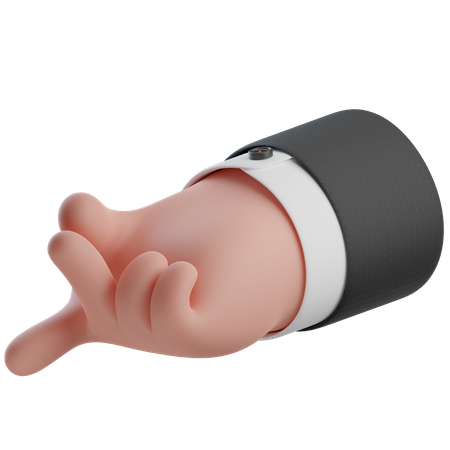 Fingerschnippende Handgesten  3D Icon
